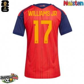 Espanja Nico Williams #17 Kotipaita Naisten MM-kisat 2026 Lyhythihainen
